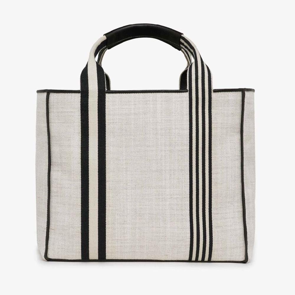 Valextra Tote bag Media in Tessuto Marrone | Valextra Flash Sale