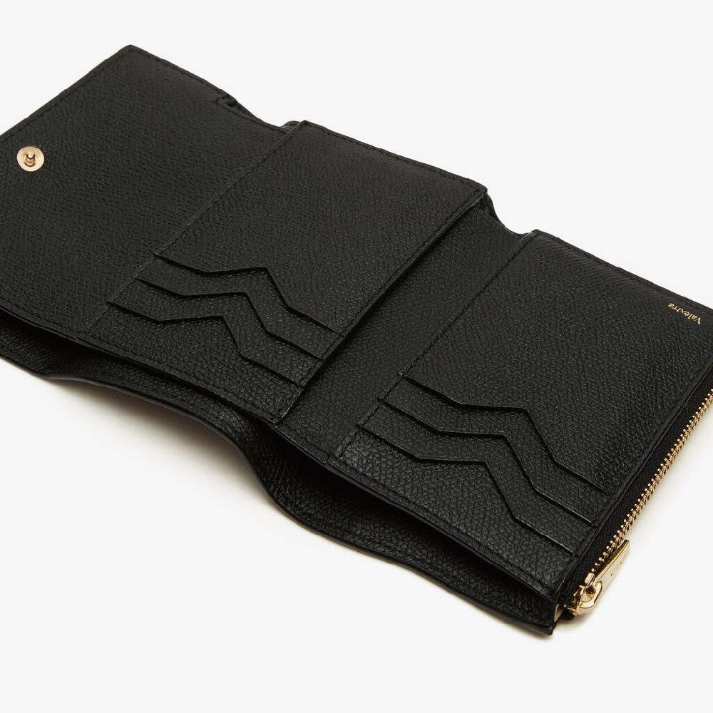 Valextra Portafoglio compatto di Lusso in Pelle Nera | Valextra Pocket Black Friday