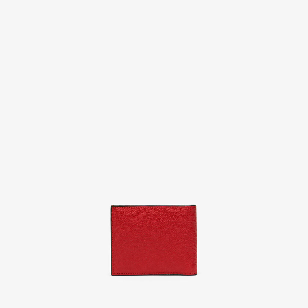 Valextra Portafoglio Bifold in Pelle Rossa con portamonete | Valextra Offerta natalizia