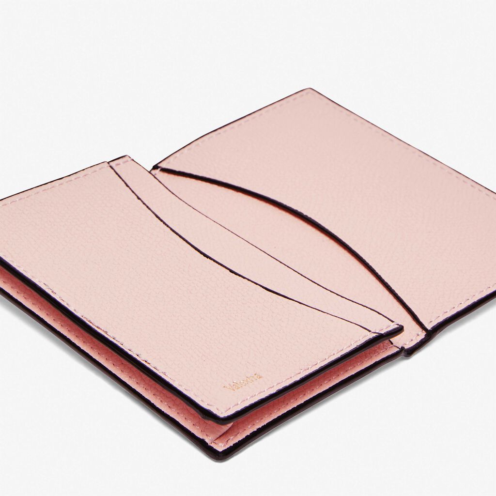 Valextra Porta carte di credito in Pelle Rosa | Valextra Super Saving Price