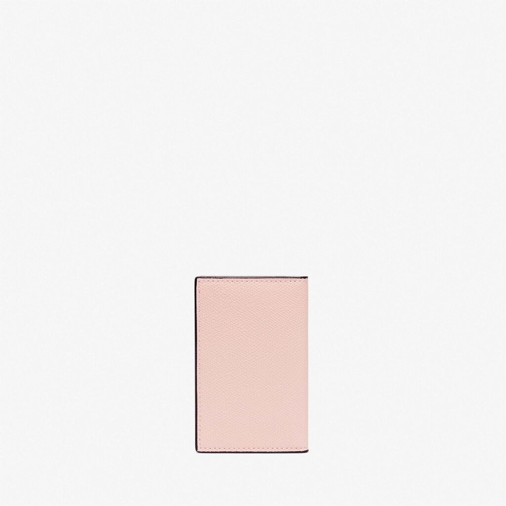 Valextra Porta carte di credito in Pelle Rosa | Valextra Super Saving Price