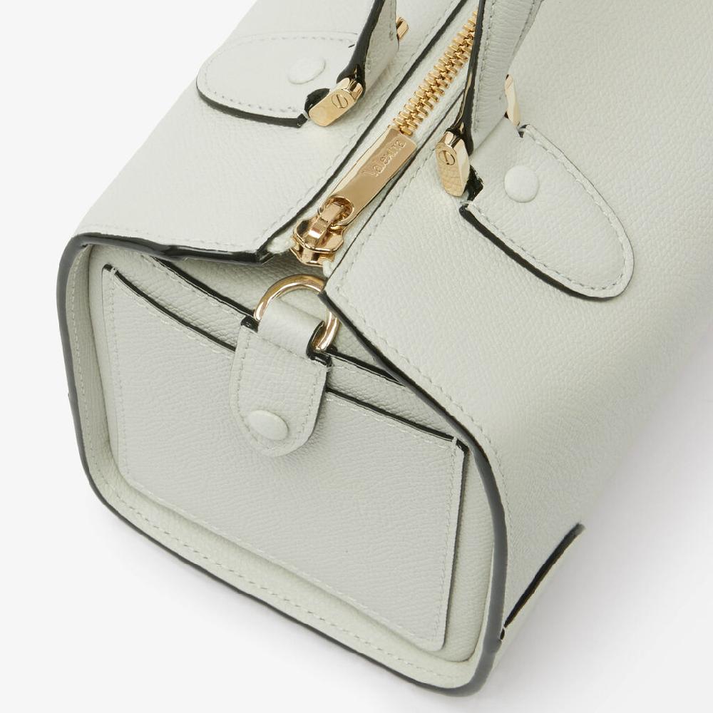 Valextra Borsa bauletto da Donna di Lusso in Pelle Bianca | Valextra Babila Ultimo giorno