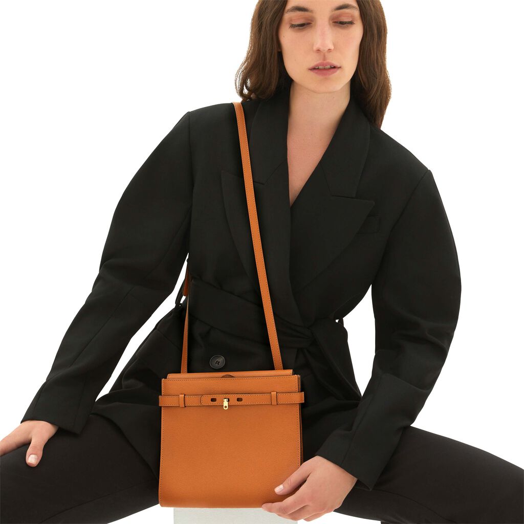 Valextra Borsa a tracolla da Donna in Pelle Marrone | Valextra Brera Fino al 55% di sconto