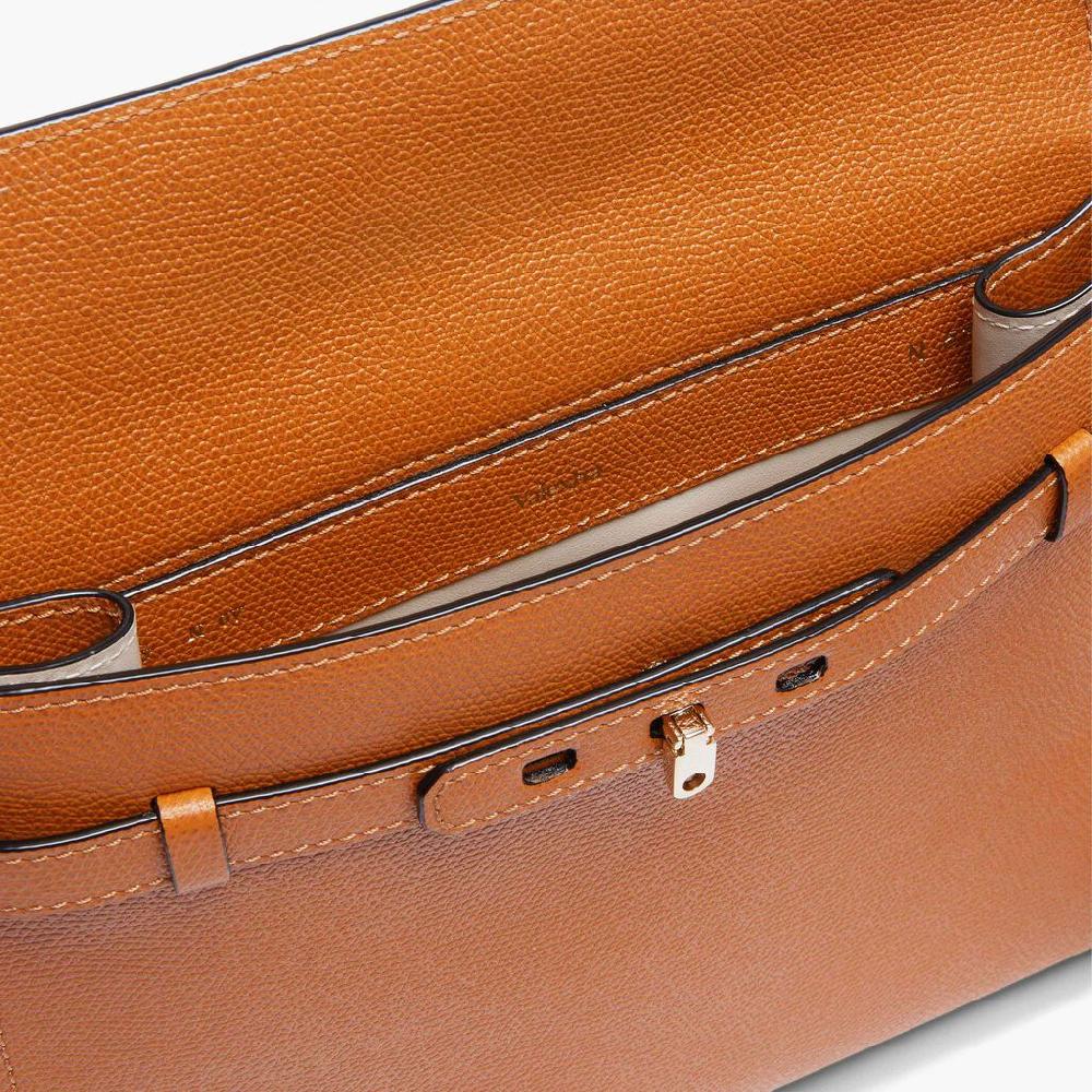 Valextra Borsa a tracolla da Donna in Pelle Marrone | Valextra Brera Fino al 55% di sconto