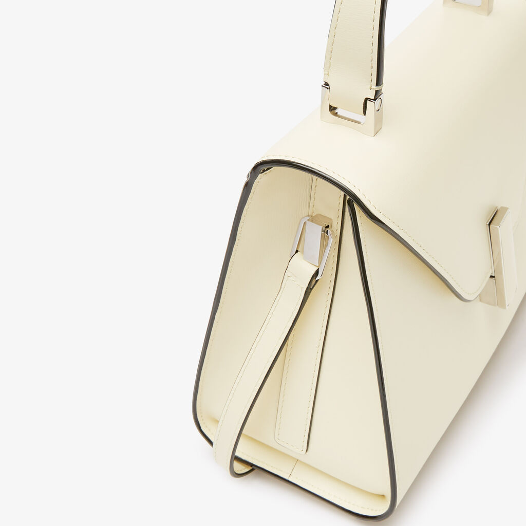 Valextra Borsa a mano Donna in Pelle palmellata Bianca | Valextra Iside 50% di sconto con spedizione gratuita