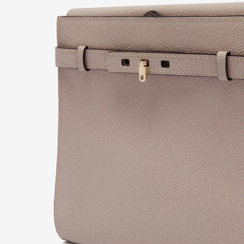 Valextra Borsa tracolla da Donna in Pelle Rosa Nude | Valextra Brera Spedizione gratuita