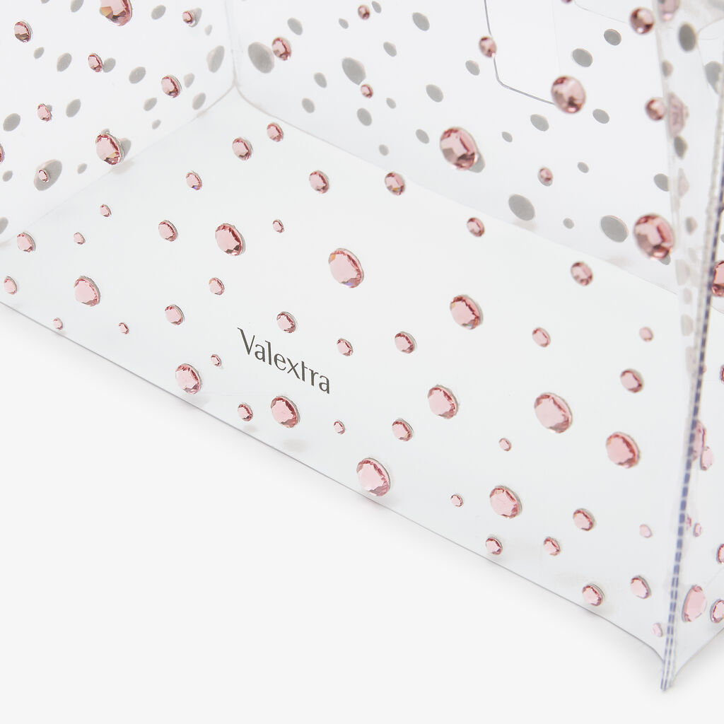 Valextra Impermeabile borsa Donna Trasparente e Rosa | Valextra Iside Prezzo di fabbrica