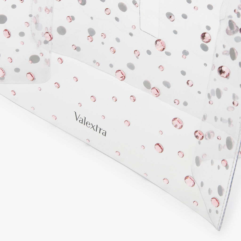 Valextra RAINCOAT PICCOLO ISIDE ECOLINE SHEER CON STRASS PRECIOSA E LOGO VALEXTRA Offerta speciale