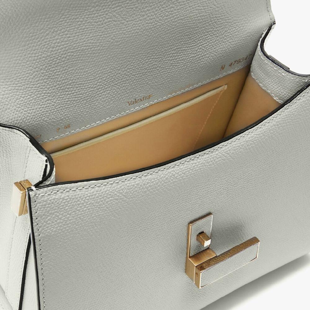 Valextra Borsa a mano Mini in Pelle Bianco Ottico | Valextra Iside Flash Sale