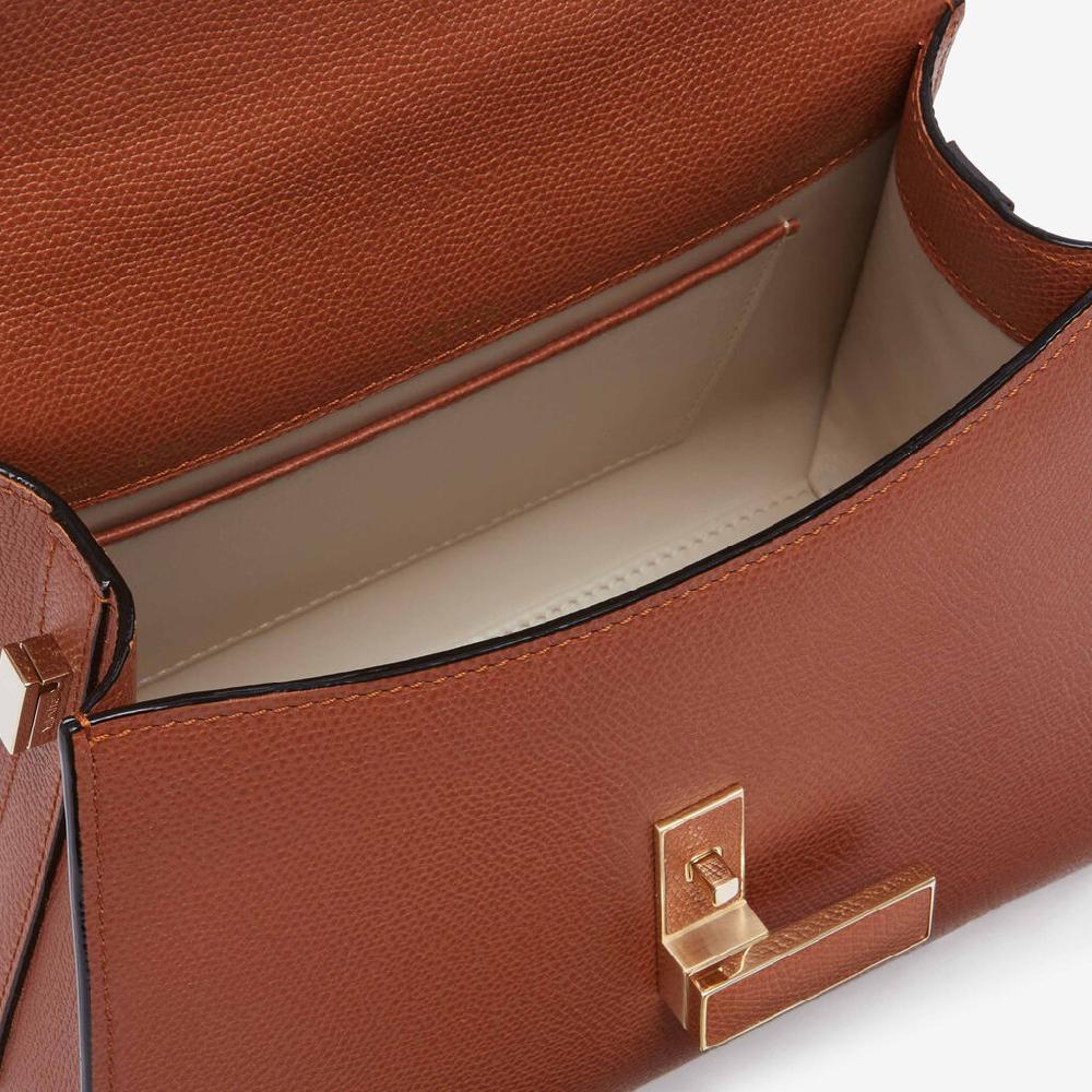 Valextra Borsa a mano da Donna Mini in Pelle Marrone | Valextra Iside Offerta esclusiva