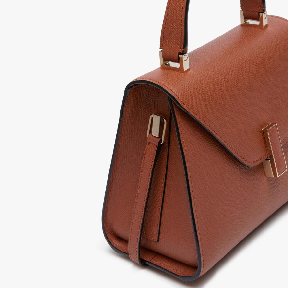 Valextra Borsa a mano da Donna Mini in Pelle Marrone | Valextra Iside Offerta esclusiva