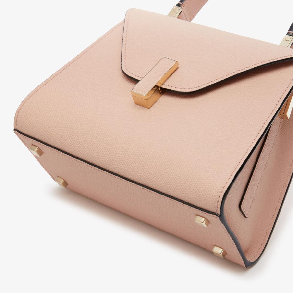 Valextra Borsa a Mano Iside Mini | Pelle di vitello Millepunte | Rosa Bonne Mine | Valextra Vendite stagionali