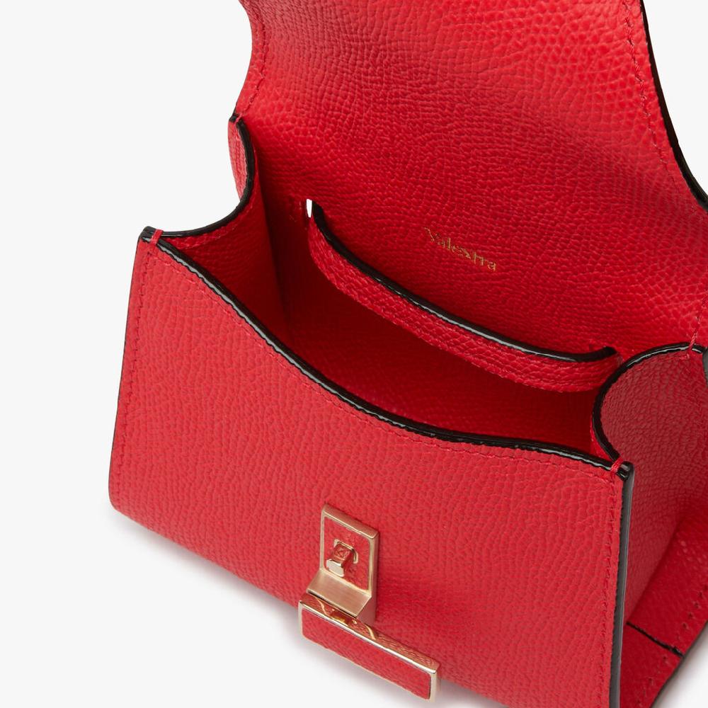 Valextra Borsa cintura da Donna di Lusso in Pelle Rossa | Valextra Iside Offerta Anniversario