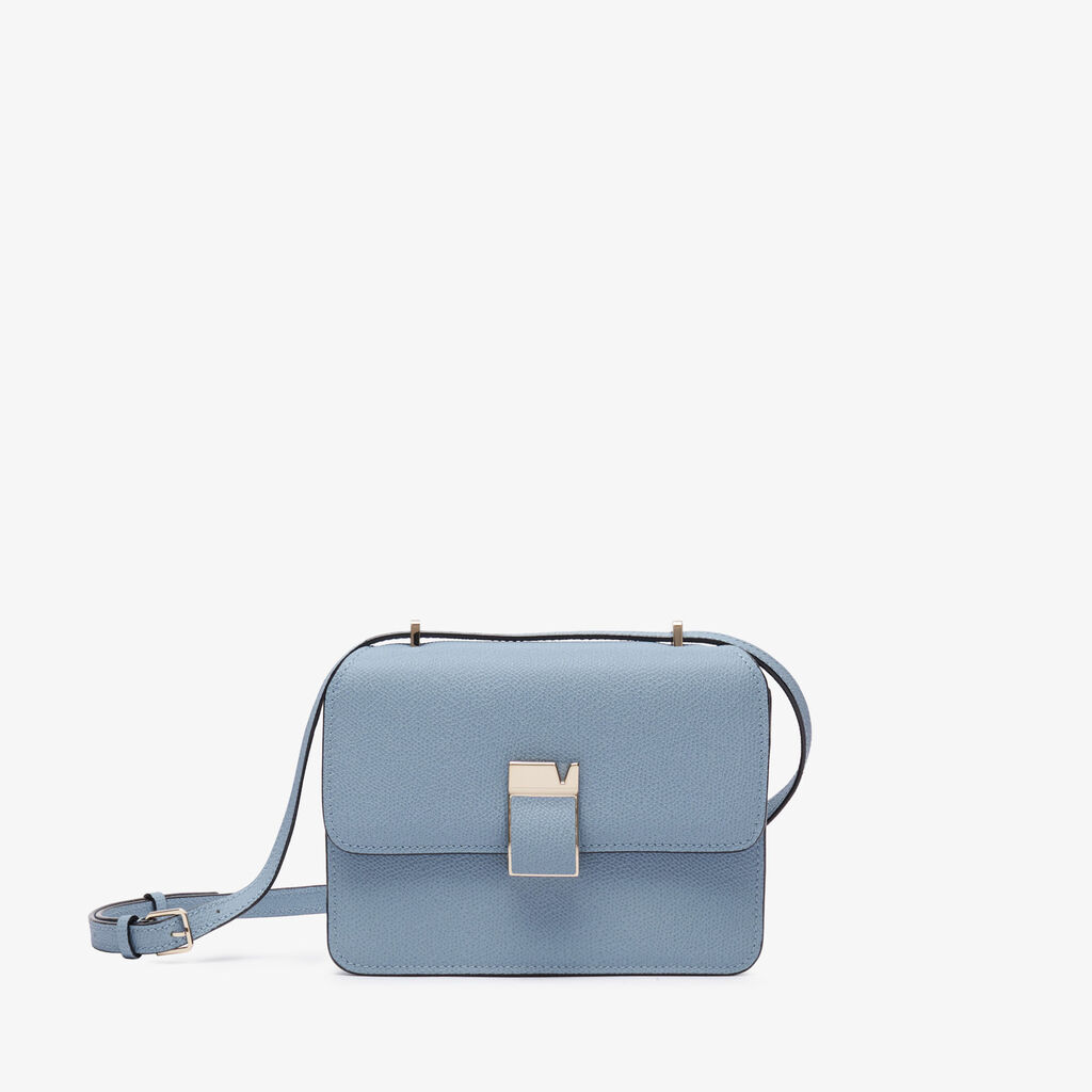 Valextra Borsa a tracolla da Donna in Pelle Azzurra | Valextra Latest fashion