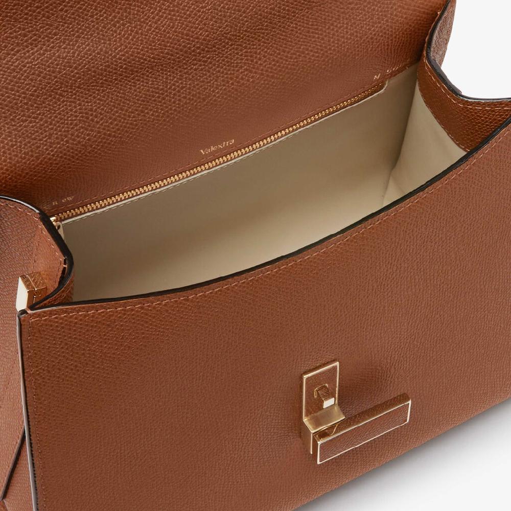 Valextra Borsa a mano da Donna di Lusso in Pelle Marrone | Valextra Iside Offerte esclusive
