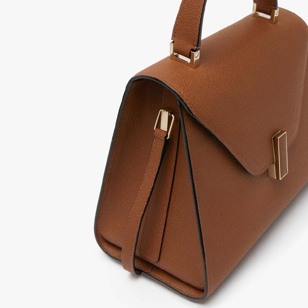 Valextra Borsa a mano da Donna di Lusso in Pelle Marrone | Valextra Iside Offerte esclusive