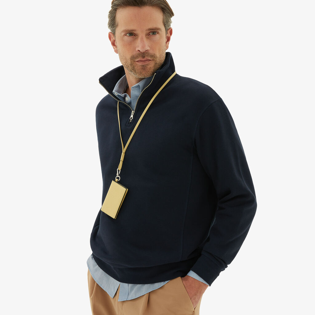 Valextra Porta carte da Donna con laccio di Lusso in Pelle Gialla | Valextra Lightning offer