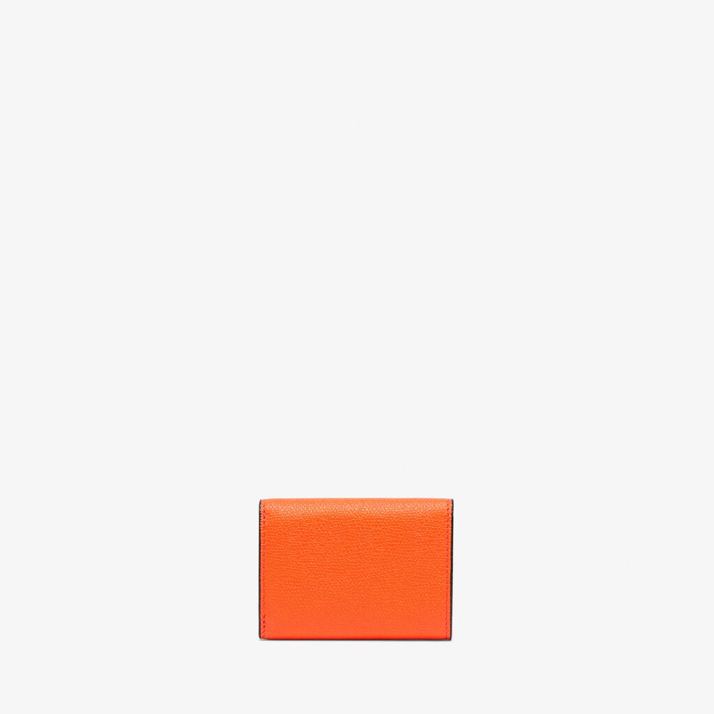 Valextra Portafoglio Bifold compatto in Pelle Arancione | Valextra Enormi risparmi