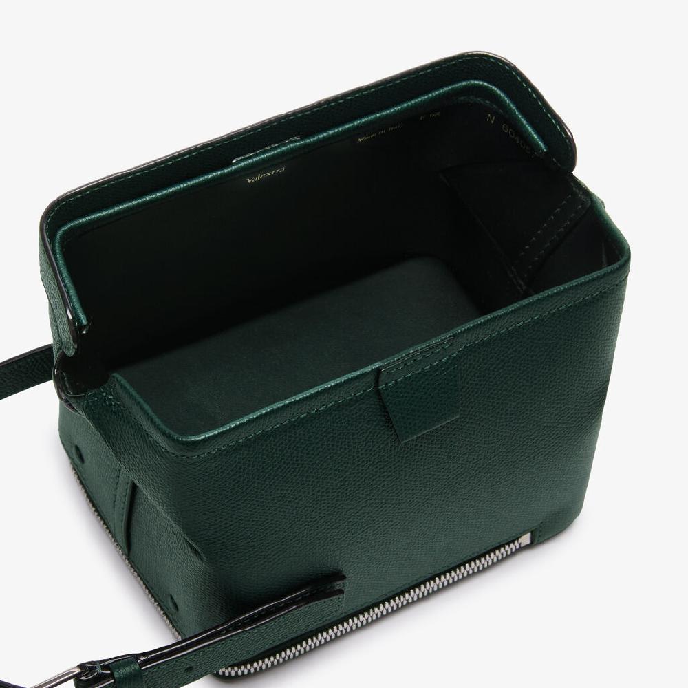 Valextra Borsa a tracolla da Donna in Pelle Verde | Valextra Tric Trac Rilascio limitato