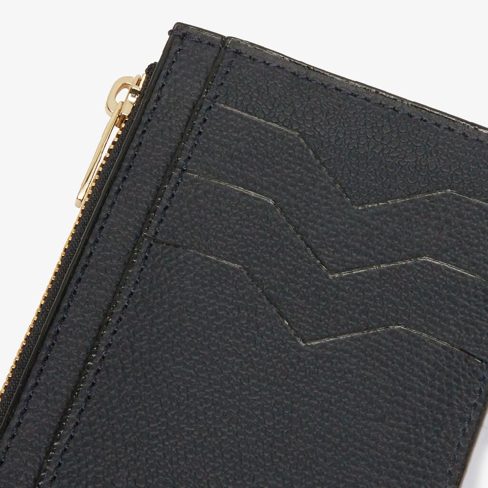 Valextra Portamonete da Uomo e Donna in Pelle Blu Notte | Valextra Offerta speciale della fabbrica