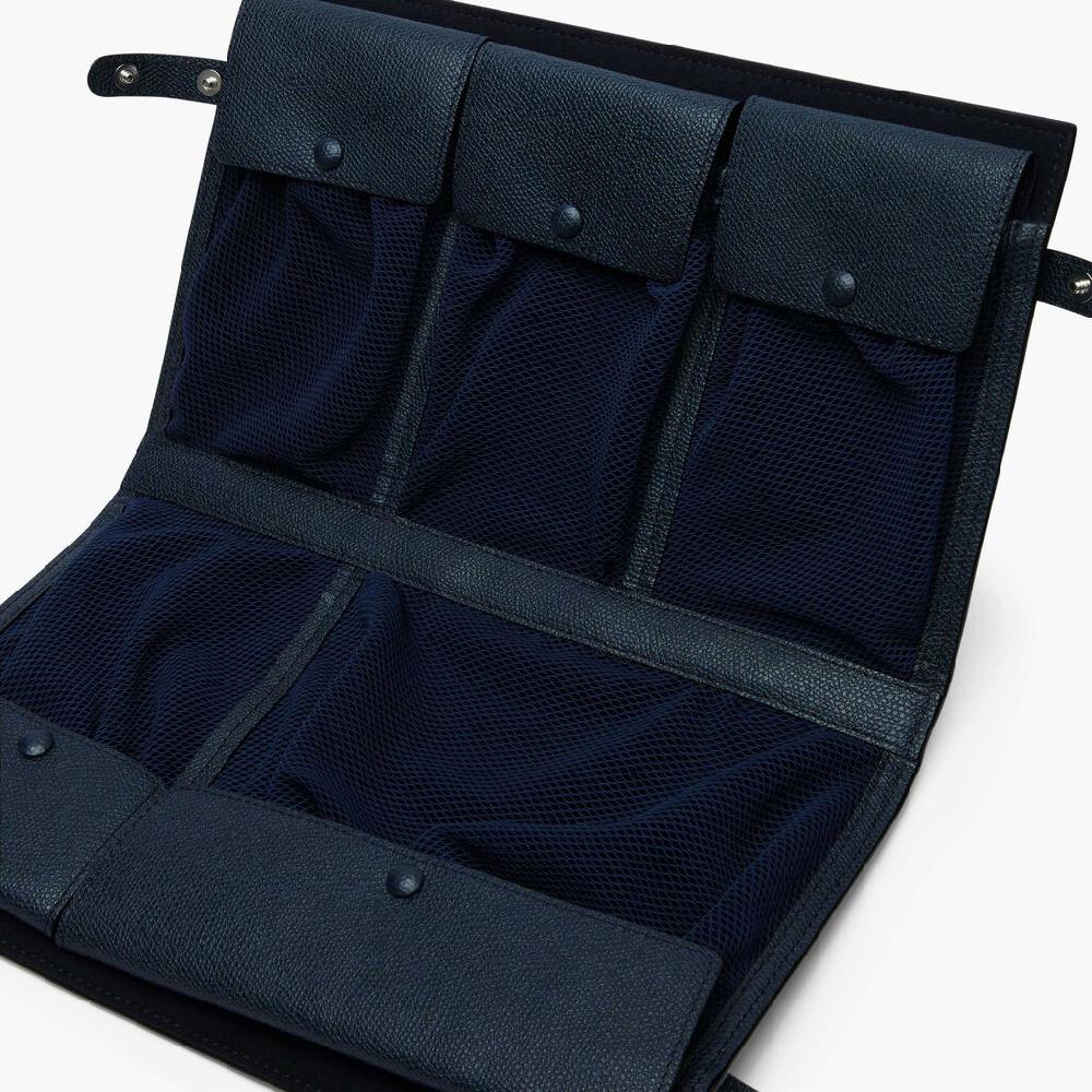 Valextra Portacavi pieghevole in Pelle Blu | Valextra piccola pelletteria Fino al 55% di sconto