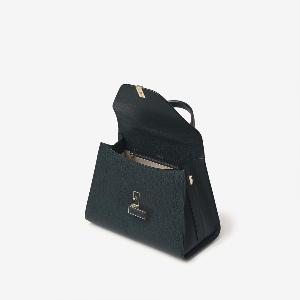 Valextra Borsa a mano Media in Pelle Verde | Valextra Iside In Linea