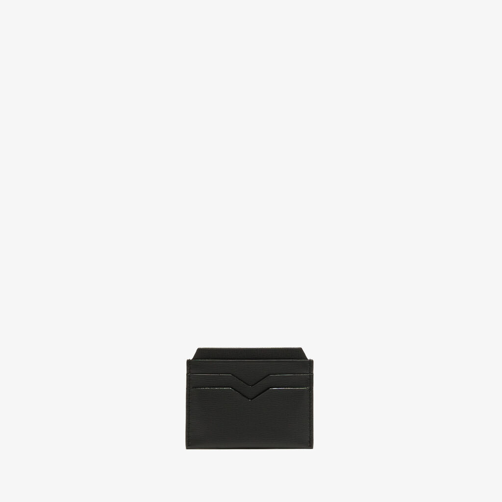 Valextra Porta carte di credito compatto in Pelle Nera | Valextra Sottocosto