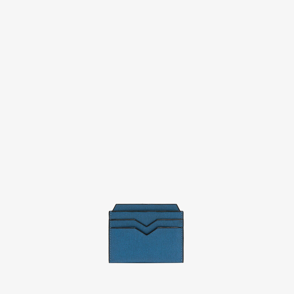 Valextra Porta carte di credito in Pelle Blu Cobalto | Valextra Convenienza