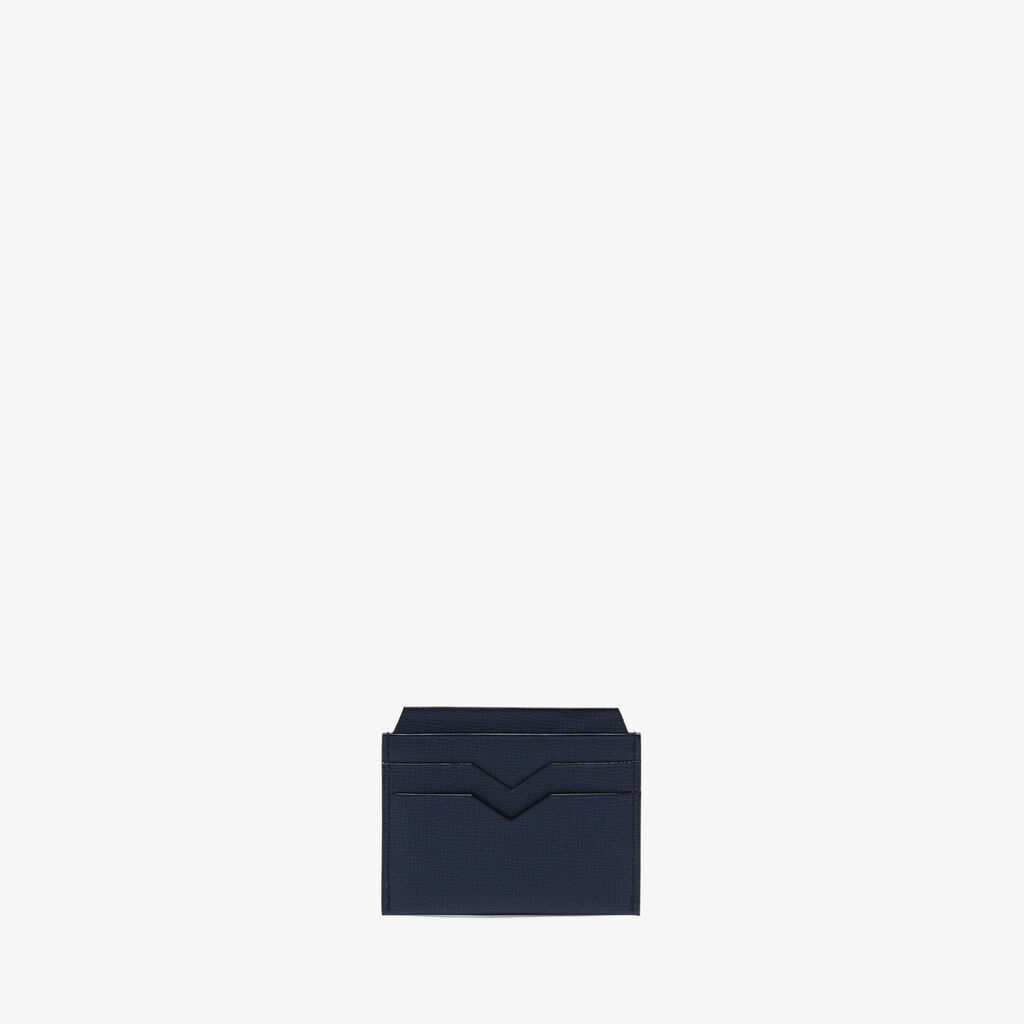 Valextra Portatessere da Donna di Lusso in Pelle Blu | Valextra Online Outlet