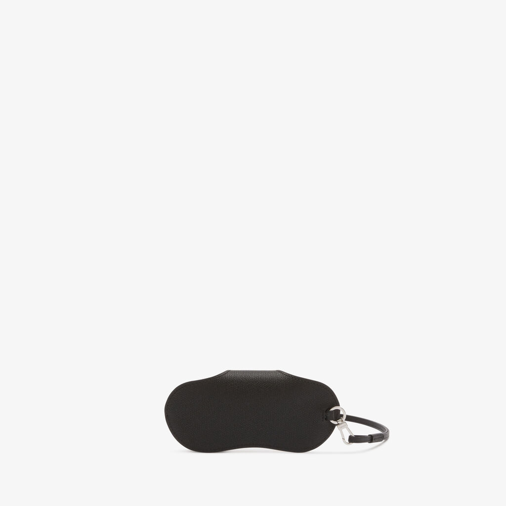 Valextra Porta occhiali in Pelle Marrone e Nera con tracolla | Valextra Lightning offer