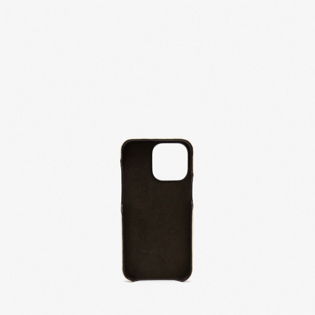 Valextra Cover rigida per Iphone 13 Pro in Pelle Bianca | Valextra Nuovi prodotti