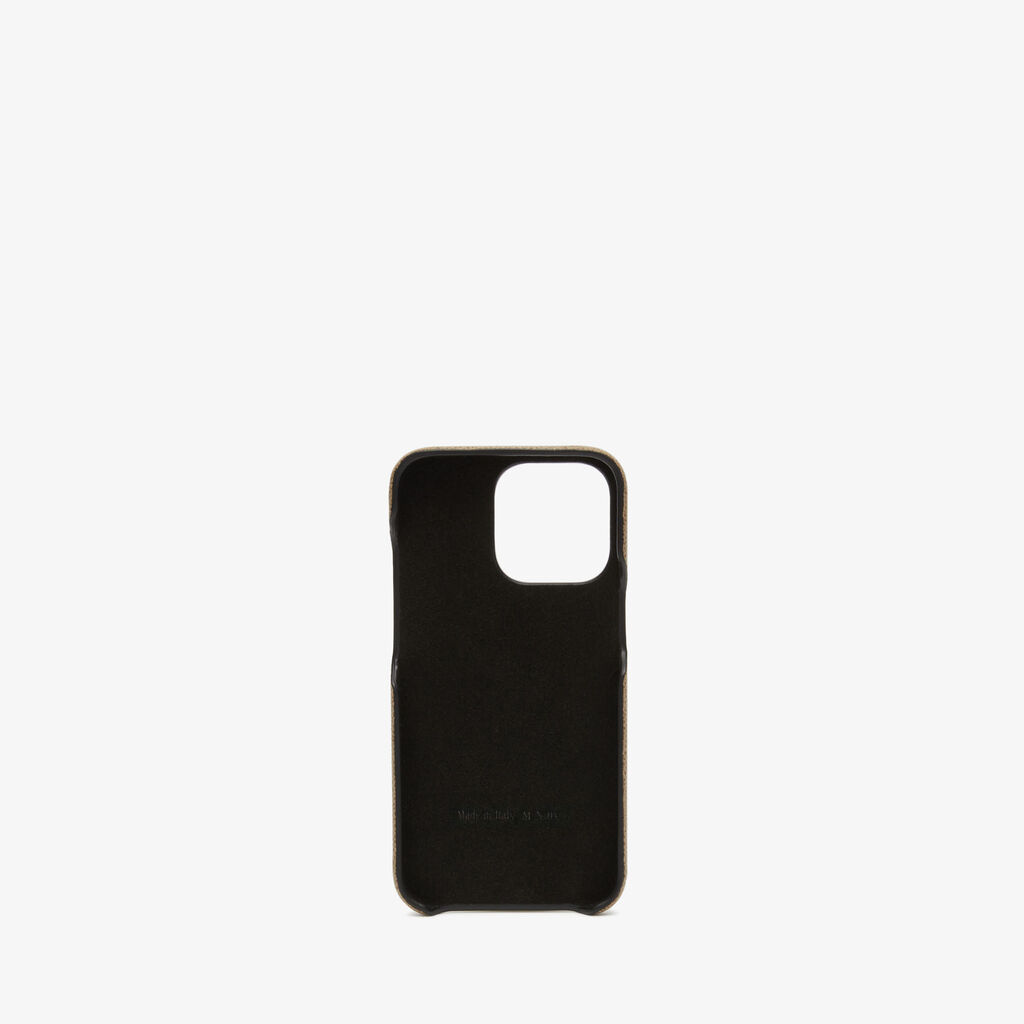 Valextra Cover Iphone 13 Pro in Pelle Marrone Tortora | Valextra Bestseller