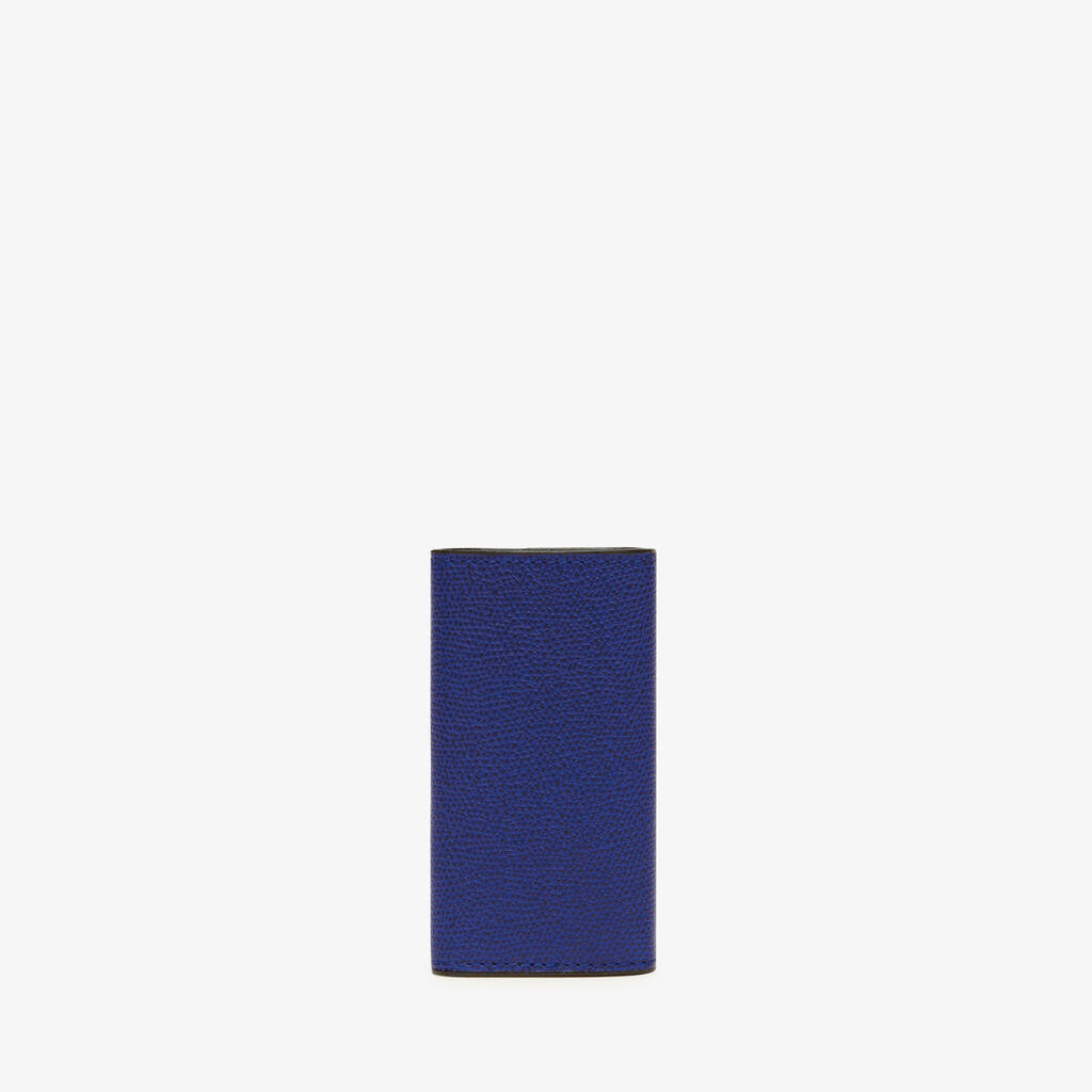 Valextra Portachiavi in Pelle Blu | Valextra Comprane uno, ottenene uno gratis
