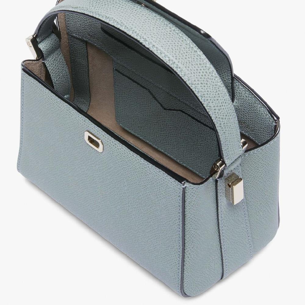 Valextra Borsa a mano Micro in Pelle Blu | Valextra Brera Sconti VIP