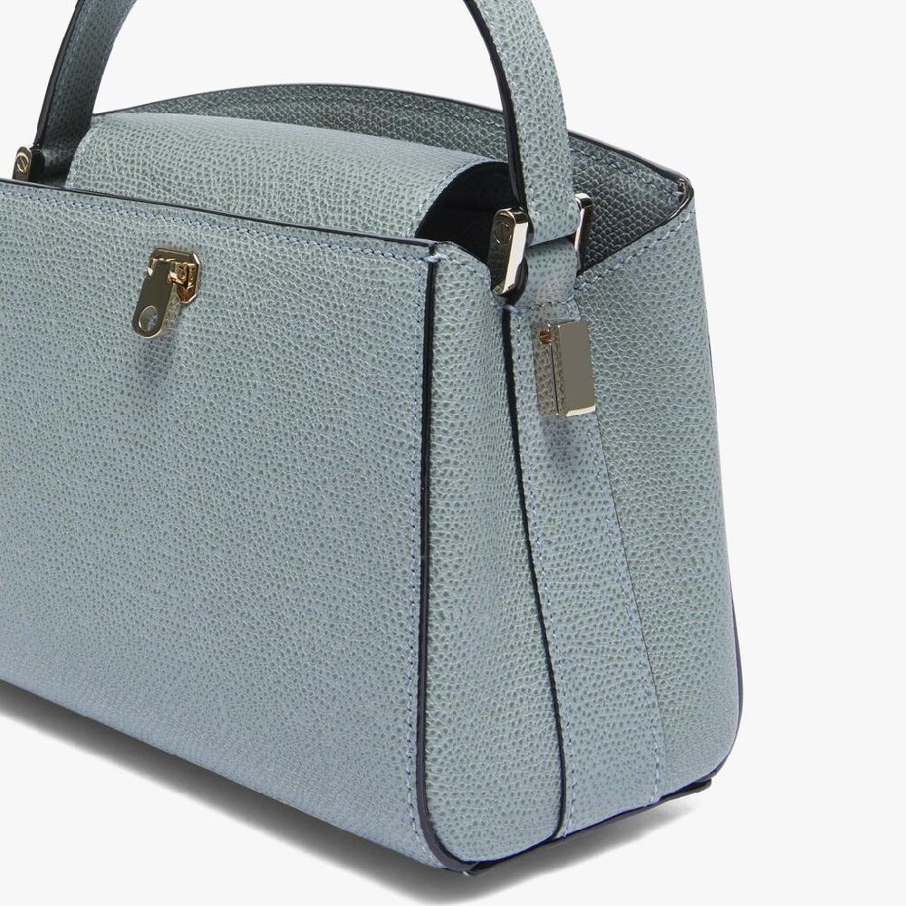 Valextra Borsa a mano Micro in Pelle Blu | Valextra Brera Sconti VIP