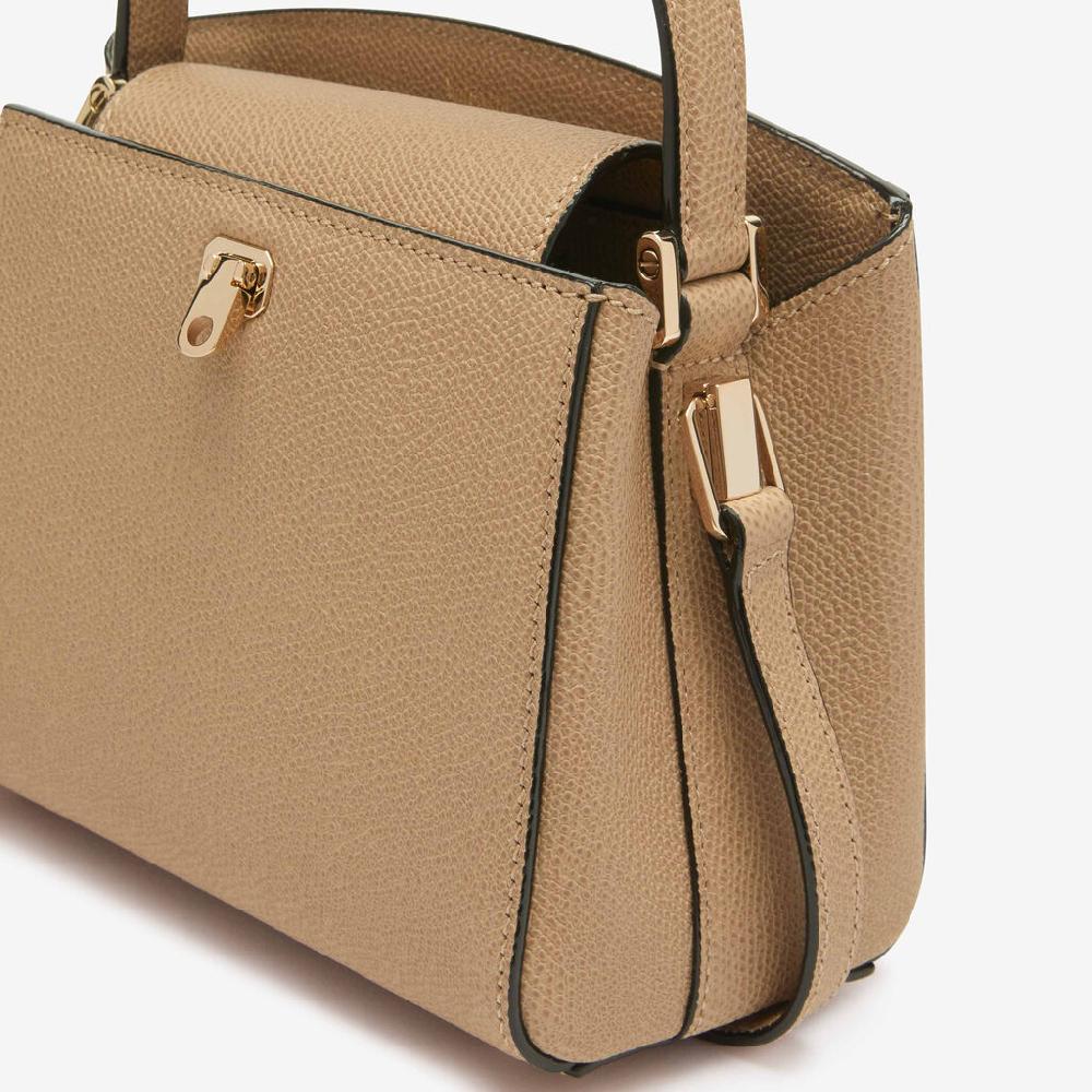 Valextra Borsetta a tracolla da Donna in Pelle Beige | Valextra Brera Prezzo basso