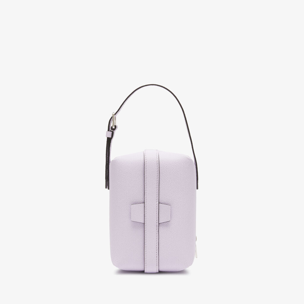 Valextra Borsa tracolla Donna di Lusso in Pelle Lilla | Valextra Tric Trac Ritorno libero