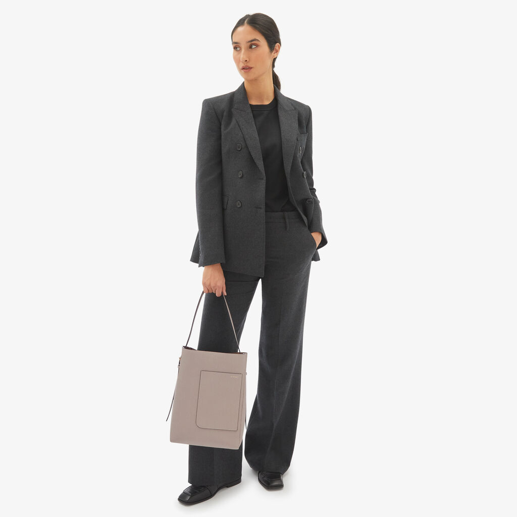 Valextra Borsa a secchiello da Donna in Pelle rigida Rosa | Valextra Soft Fino al 60% di sconto