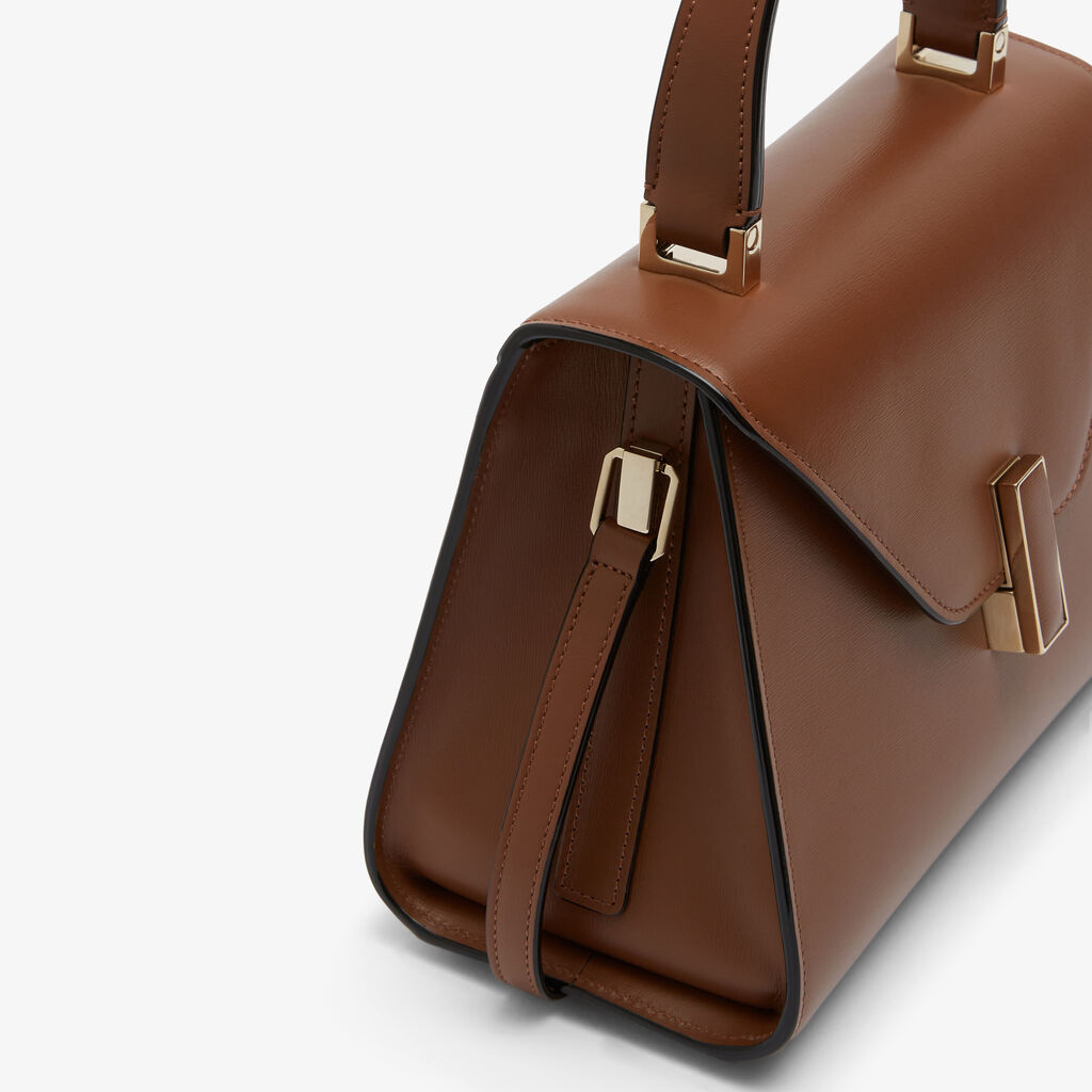 Valextra Borsa a mano Donna Mini in Pelle rigida Marrone | Valextra Iside Only for today