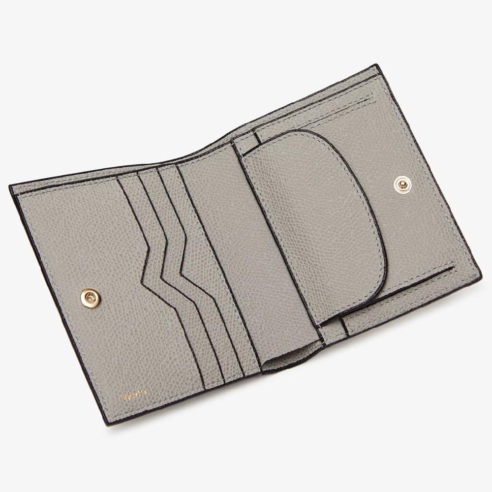 Valextra Portafoglio da Uomo di Lusso in Pelle Grigia chiara | Valextra Discount Store per i nuovi prodotti
