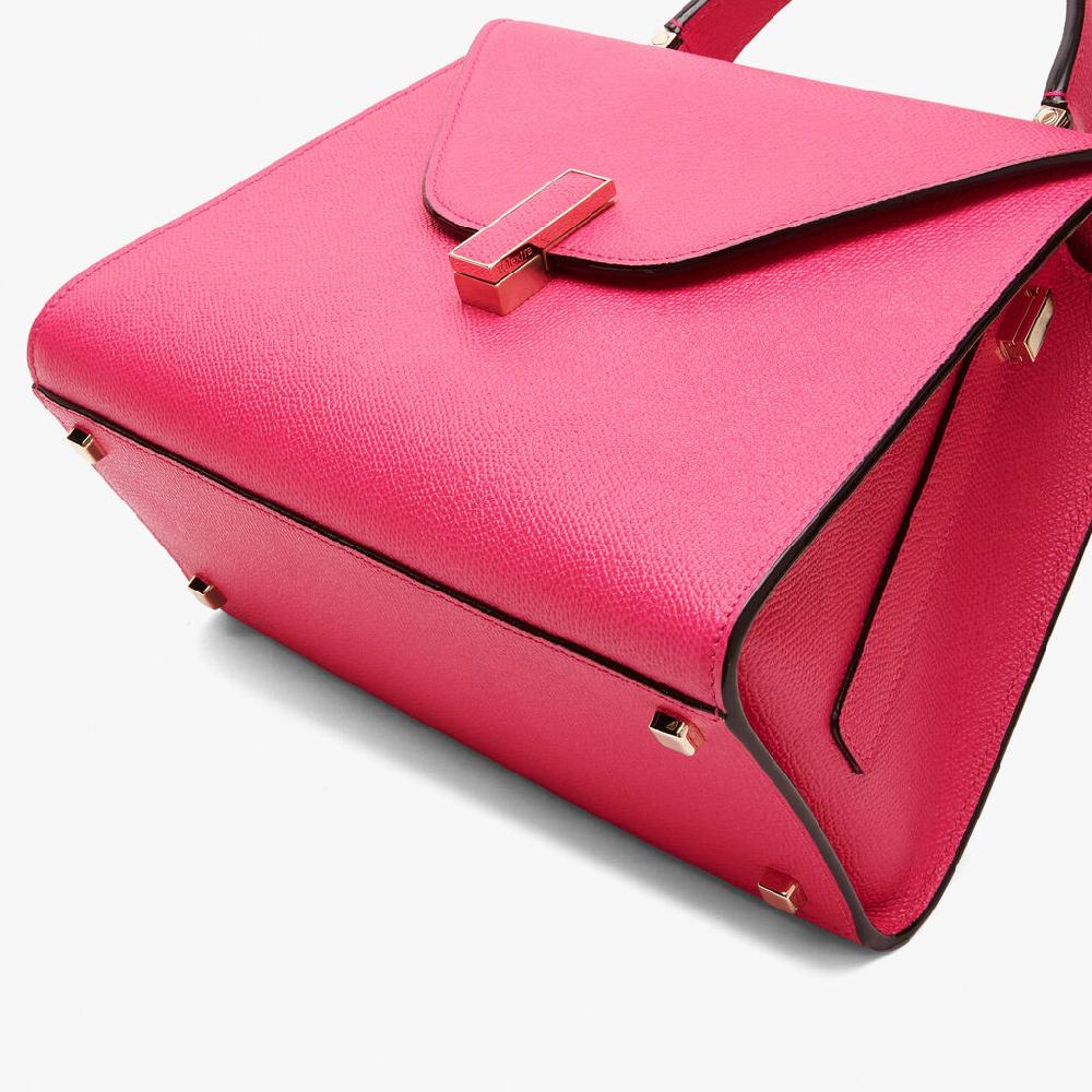 Valextra Borsa a mano in Pelle Rosa Fucsia con tracolla | Valextra Iside Enormi sconti