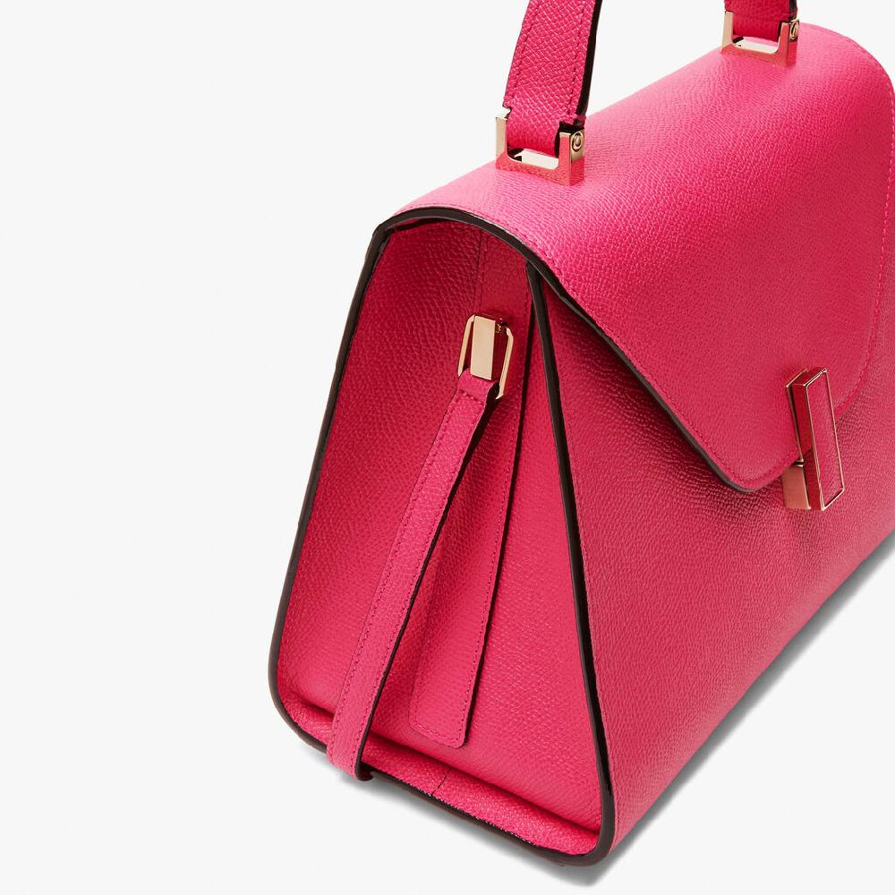 Valextra Borsa a mano in Pelle Rosa Fucsia con tracolla | Valextra Iside Enormi sconti