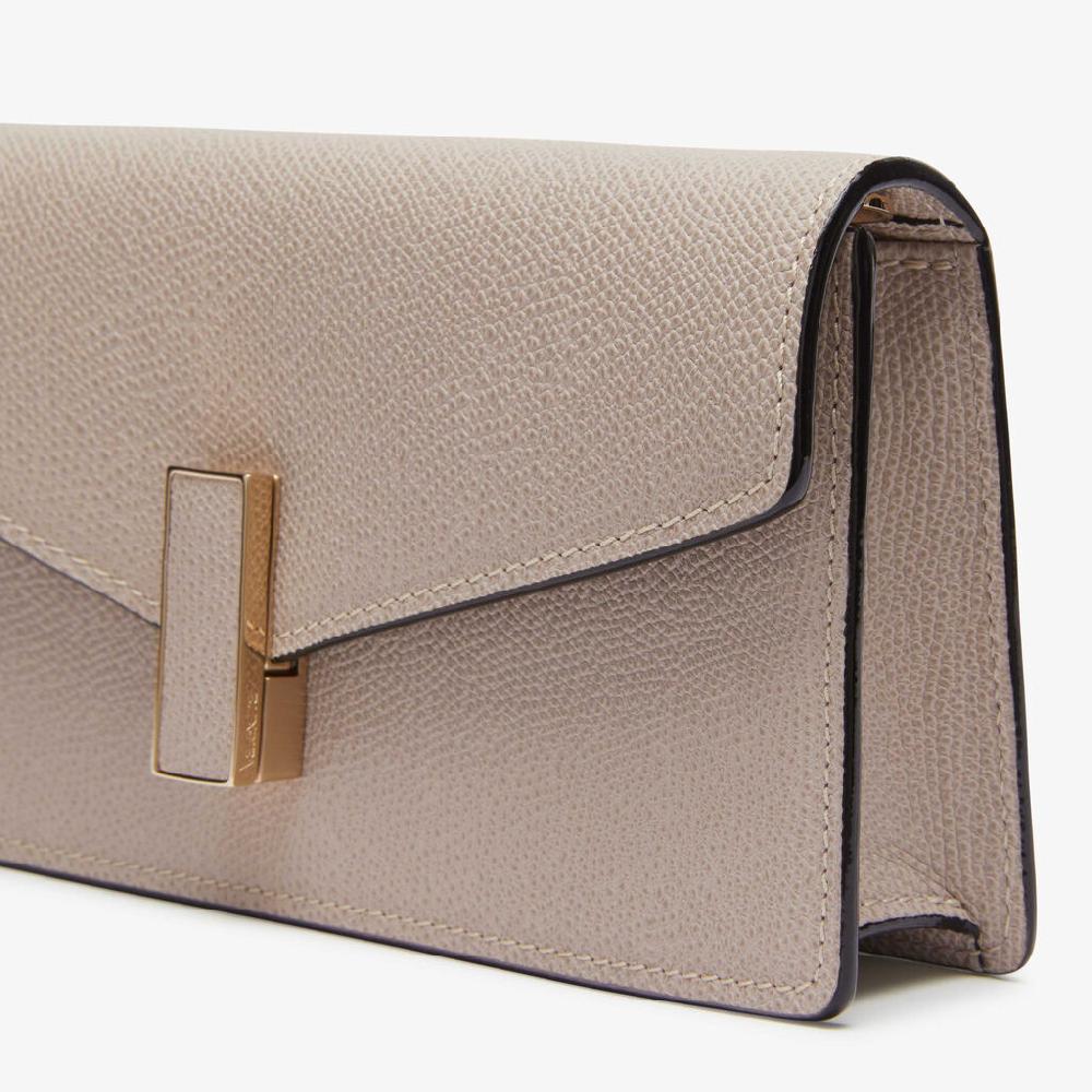 Valextra Clutch da Donna in Pelle Rosa di Lusso | Valextra Iside Officina