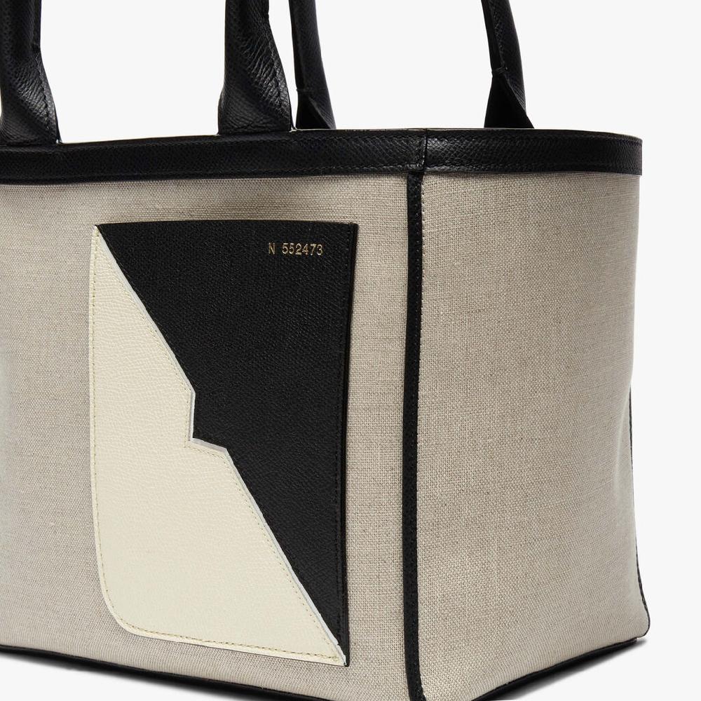Valextra Borsa tote in Tessuto da Donna Marrone di Lusso | Valextra Limitato a 3 giorni
