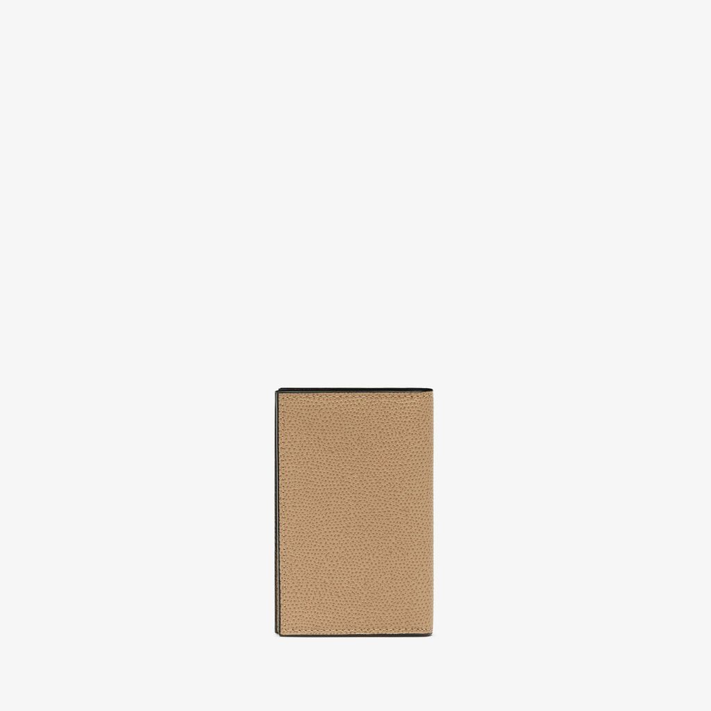 Valextra Porta carte di credito da Donna di Lusso in Pelle Beige | Valextra Duty-free