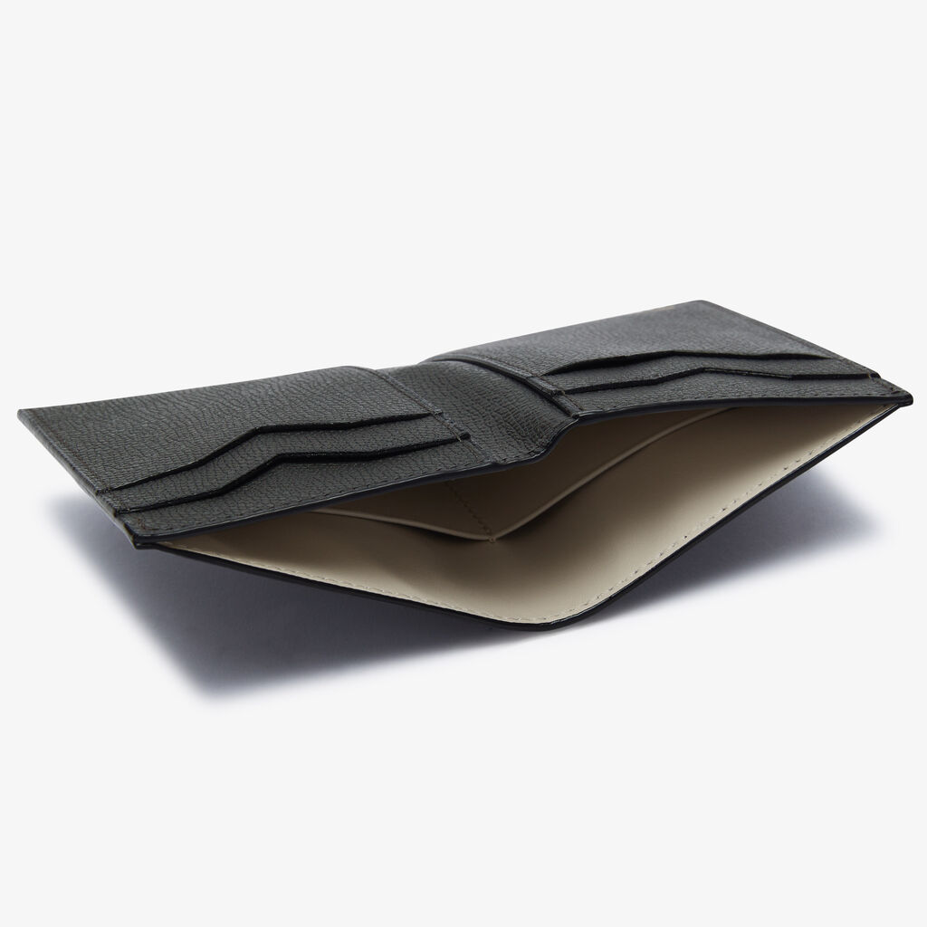 Valextra Portafoglio bifold da Donna in Pelle Grigia di Lusso | Valextra Vendita