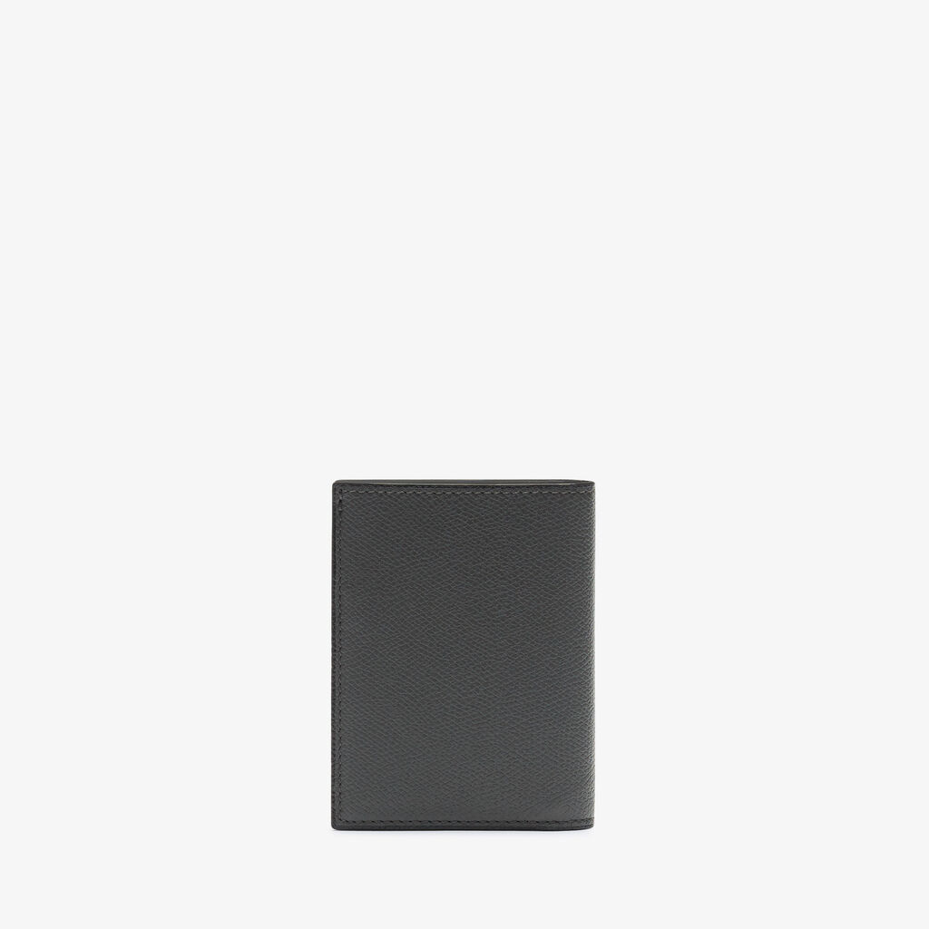 Valextra Portafoglio bifold da Donna in Pelle Grigia di Lusso | Valextra Vendita