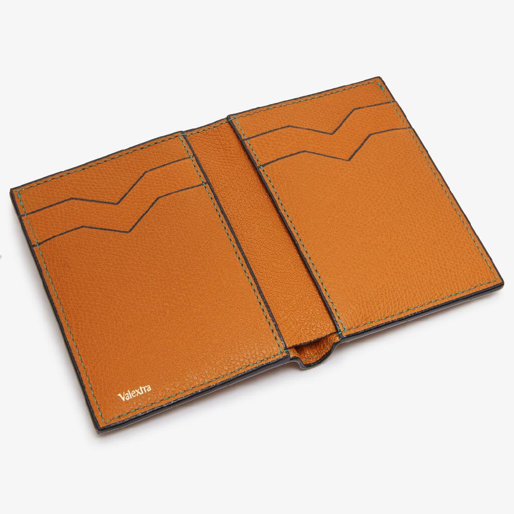 Valextra Portafoglio bifold di Lusso in Pelle Marrone | Valextra Promozione