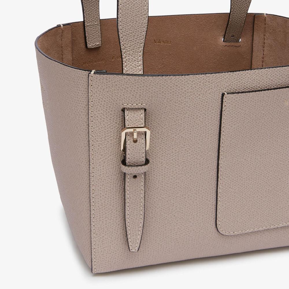 Valextra Borsa a secchiello da Donna in Pelle Rosa Nude | Valextra Soft Negozi Online