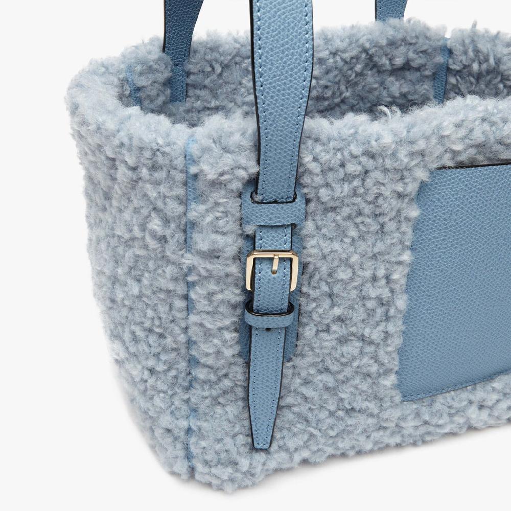 Valextra Borsa a secchiello da Donna Azzurra di Lusso | Valextra Soft Consegna Veloce